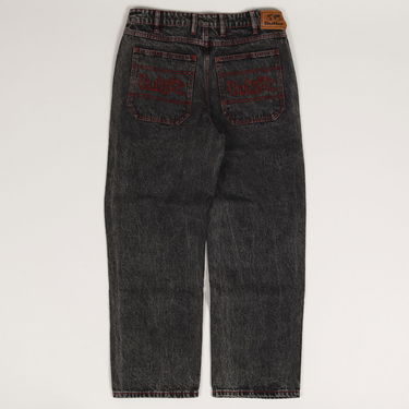 Džínsy Butter Goods Acid Black Denim Pants Čierna | butter-goods-breakdown-relaxed-denim-jeans-pants-acid-wash-black, 0