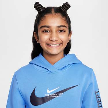 Mikina Nike Nike Sportswear Fleece Hoodie Modrá | HV6965-489, 2