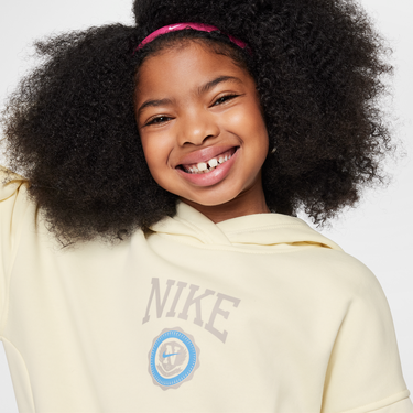 Mikina Nike Nike Sportswear Club Fleece Girls' Hoodie Žltá | HJ3371-113, 2
