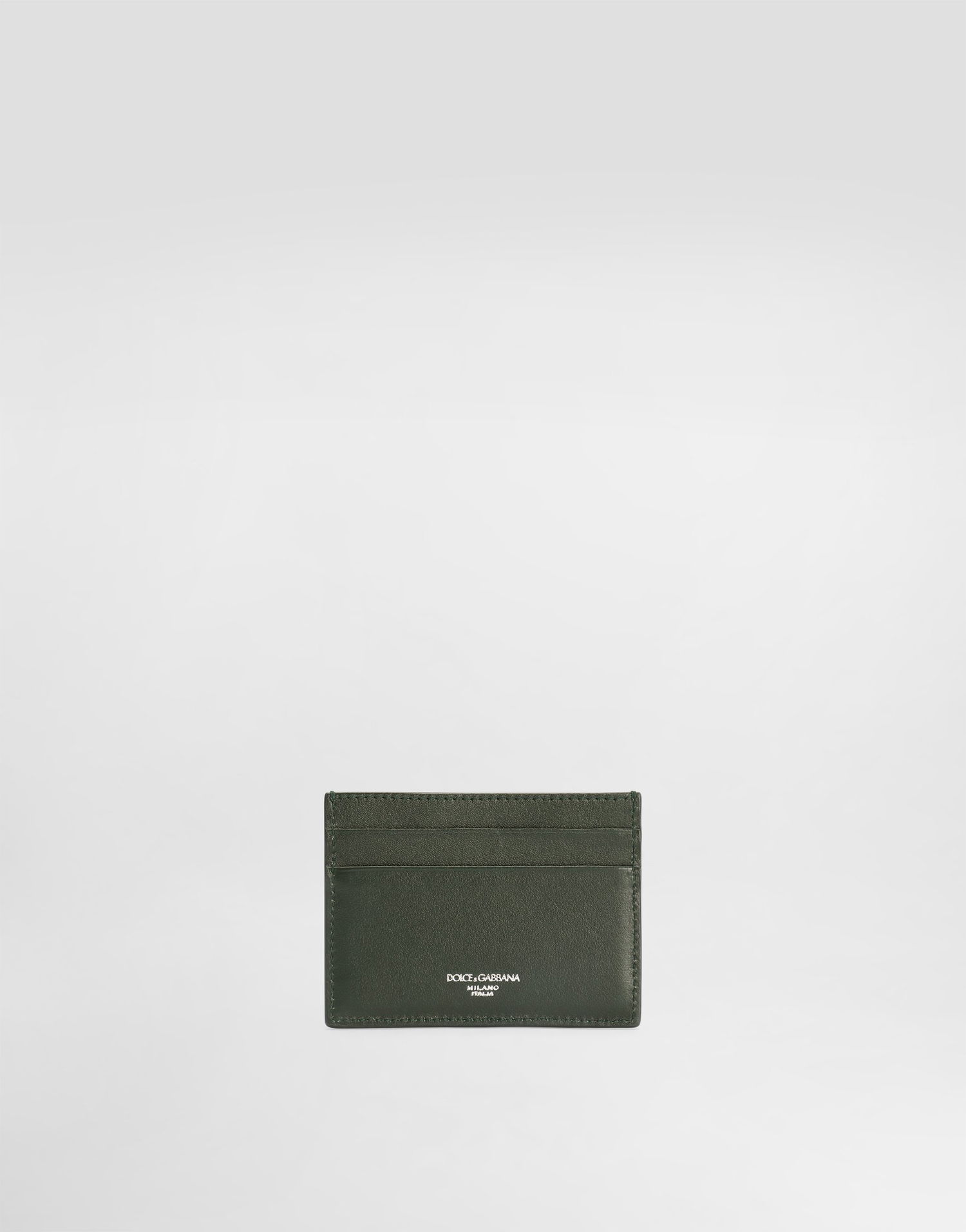 Peňaženka Dolce & Gabbana Dolce & Gabbana Woven Calfskin Card Holder Zelené | BP0330AN41989868, 0