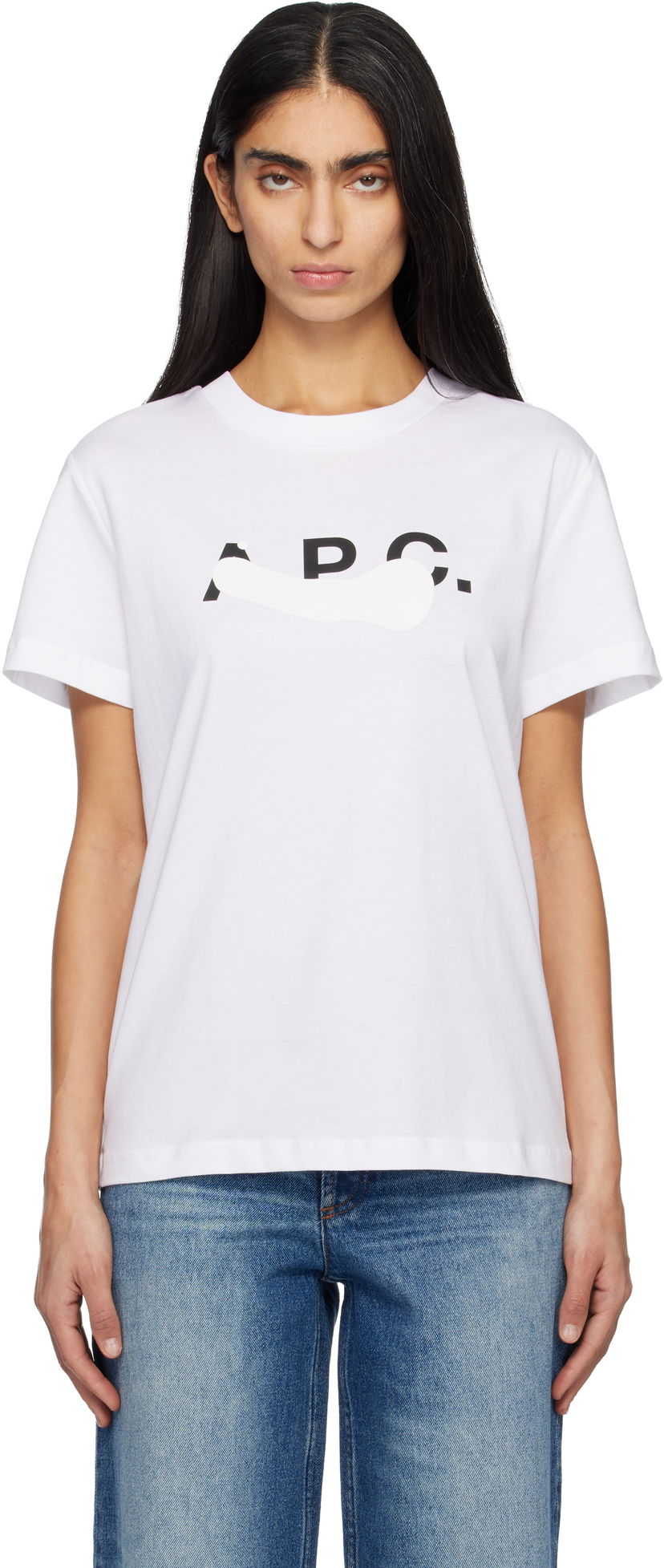 Tričko A.P.C. Tache T-shirt Biela | COHBM-M26458