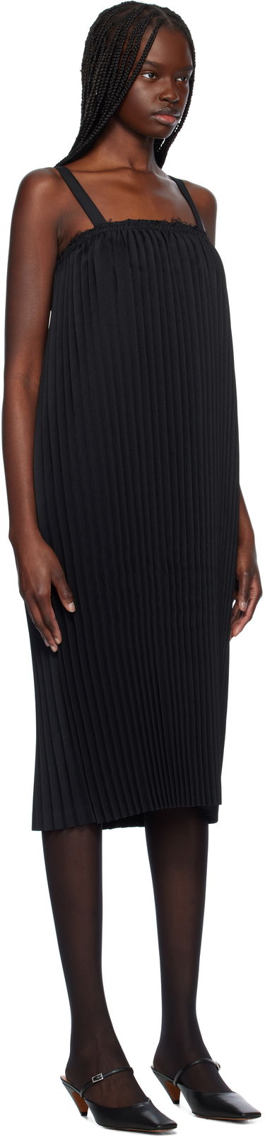 Šaty Comme des Garçons Comme des Garçons Gabardine Midi Dress Čierna | RO-A003-S25, 1