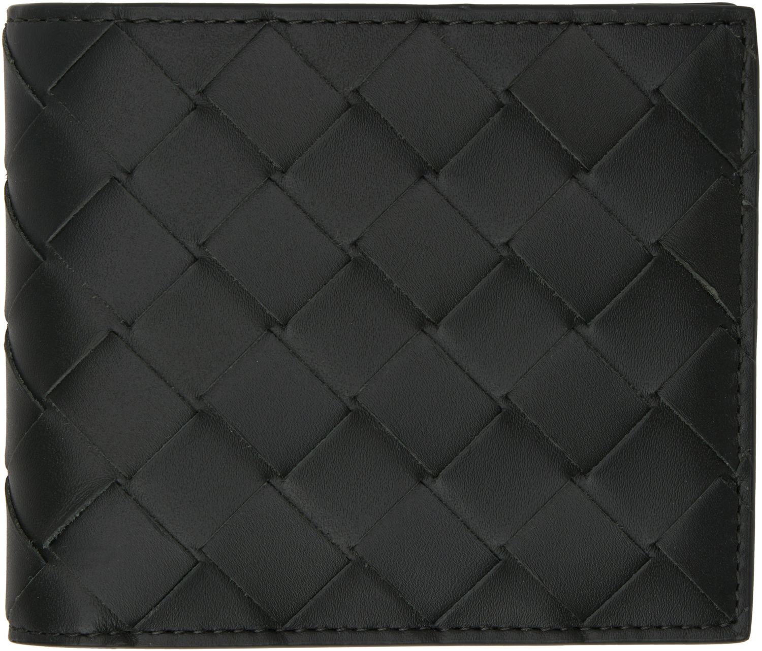 Peňaženka Bottega Veneta Bi-Fold Leather Wallet Čierna | 605721 VCPQG 3475, 0