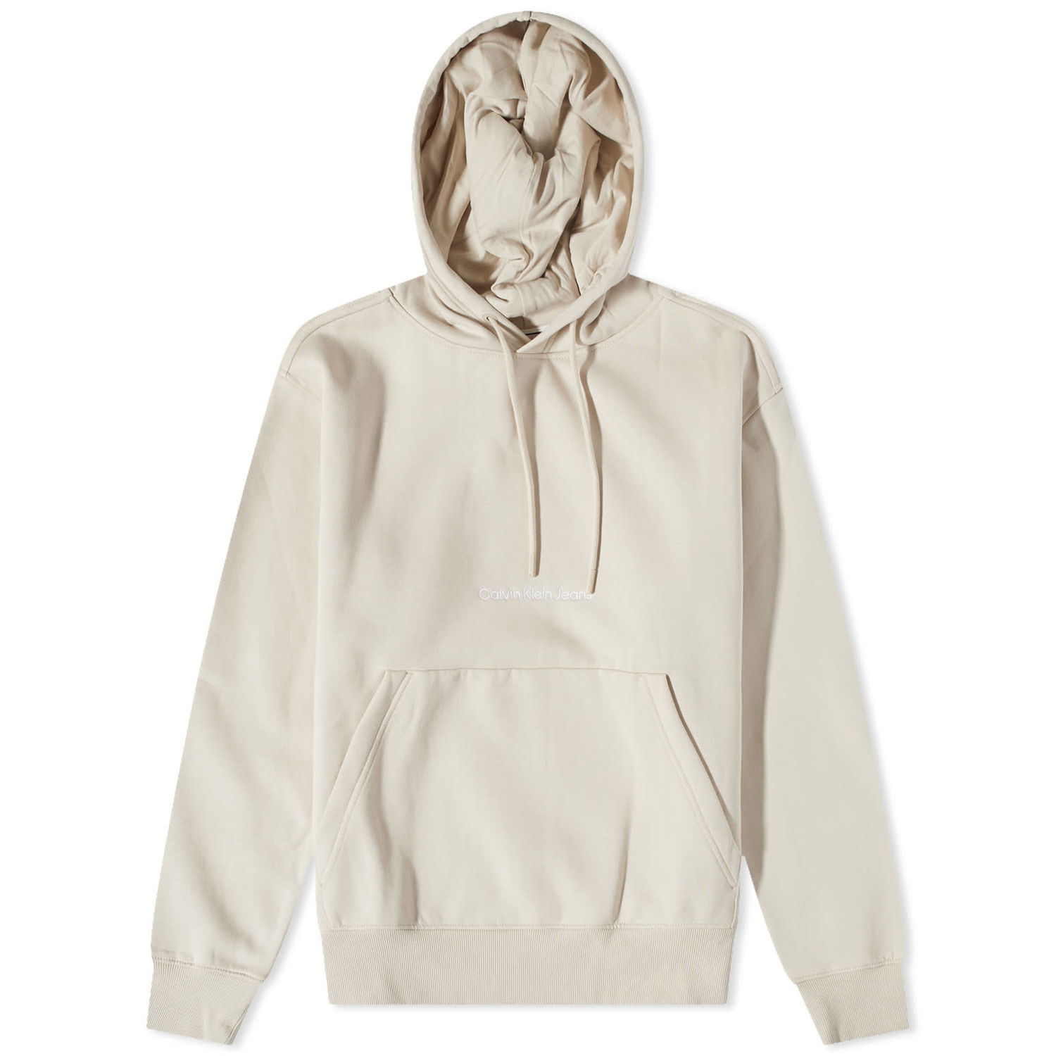 Mikina CALVIN KLEIN Institutional Hoody Béžová | J30J322894ACI, 0
