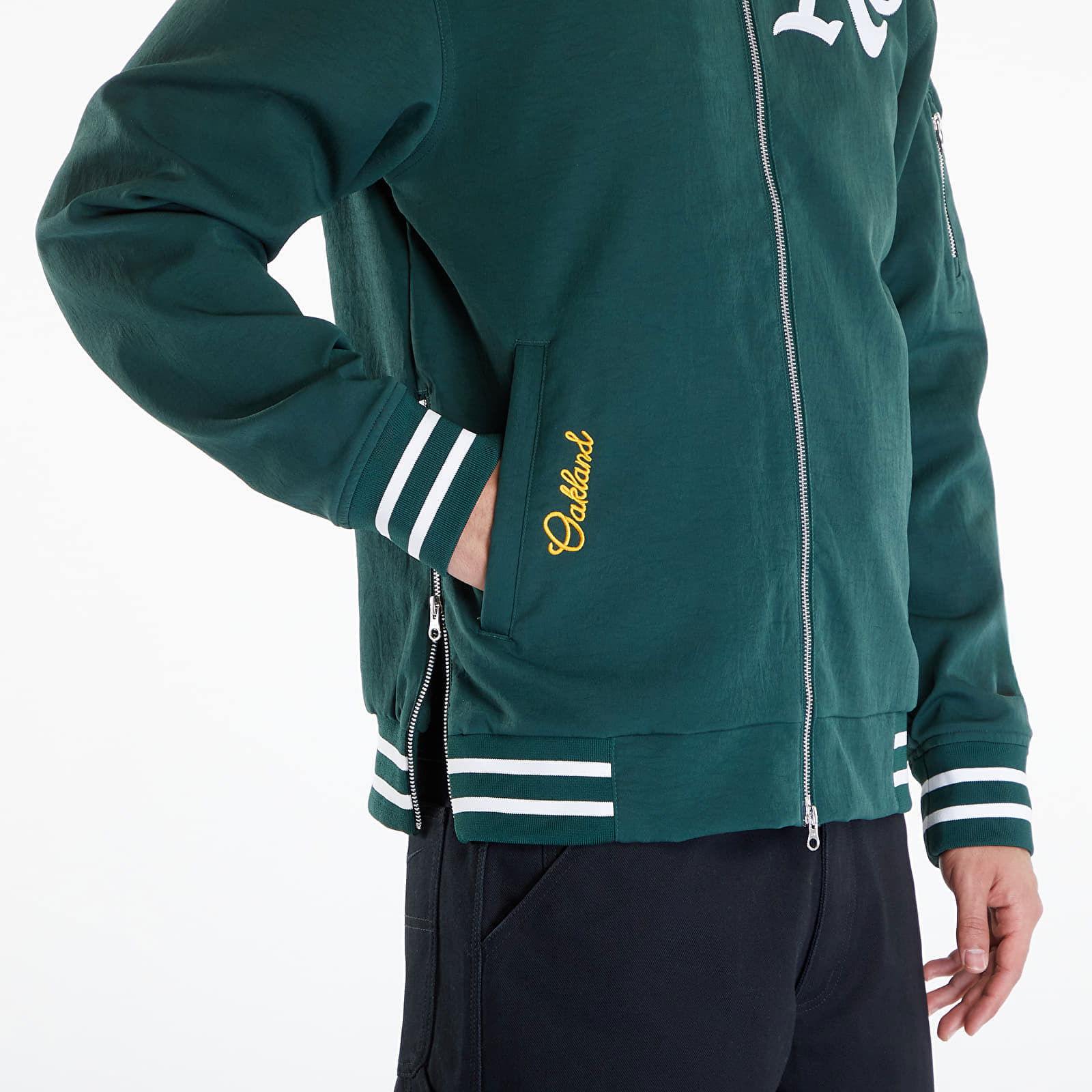 AC Bomber Jacket Oakland Athletics Pro Green/ Pro Green/ White