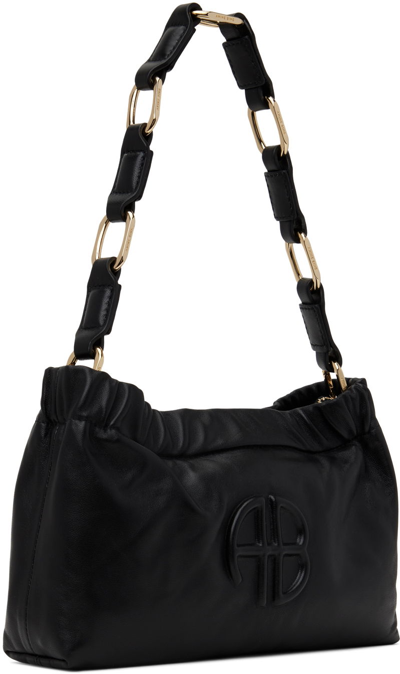 Taška cez rameno Anine Bing Small Kate Leather Shoulder Bag Čierna | A-13-1214-000, 1