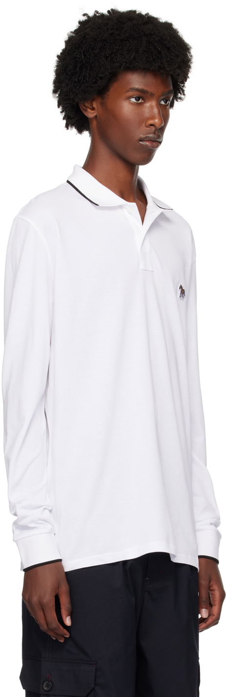 PS Paul Smith Zebra Long Sleeve Polo