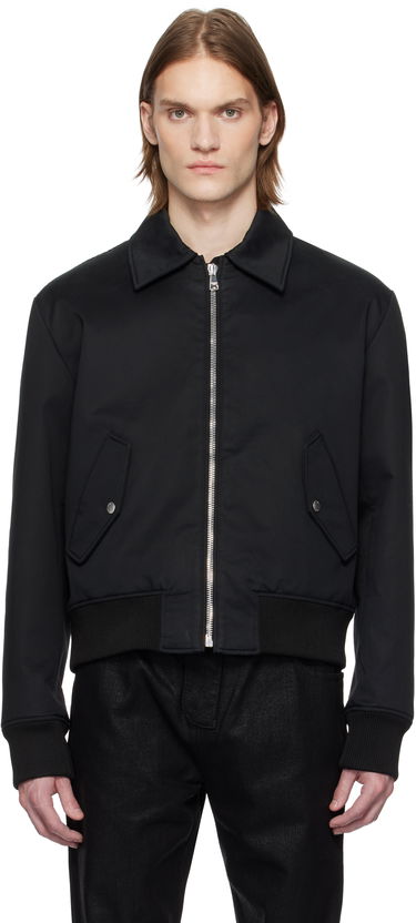 Bomber bunda Balmain Balmain Vintage Logo Bomber Jacket Čierna | EH1TF970CF87, 0