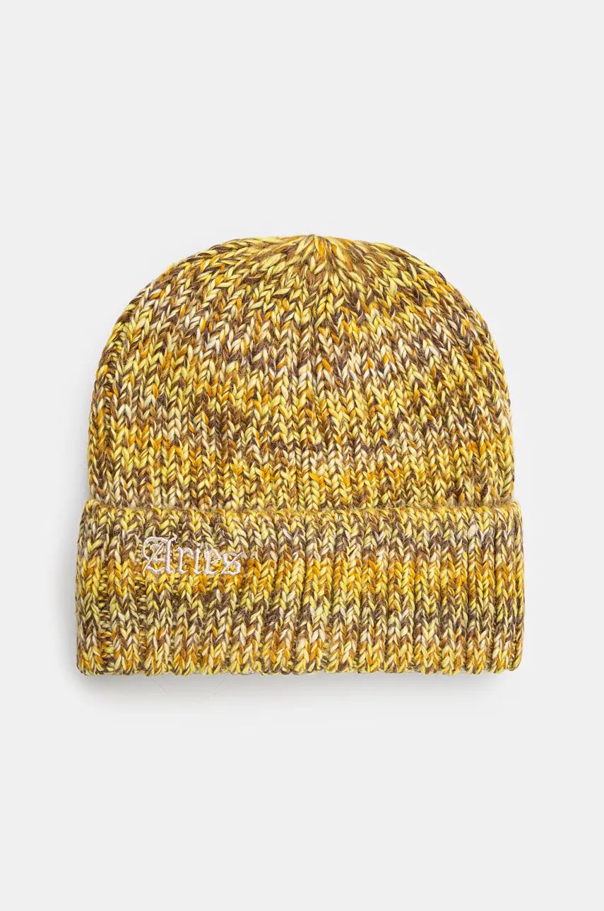 Kulicha Aries Rib Knit Space Dye Beanie Žltá | AR9001502, 0