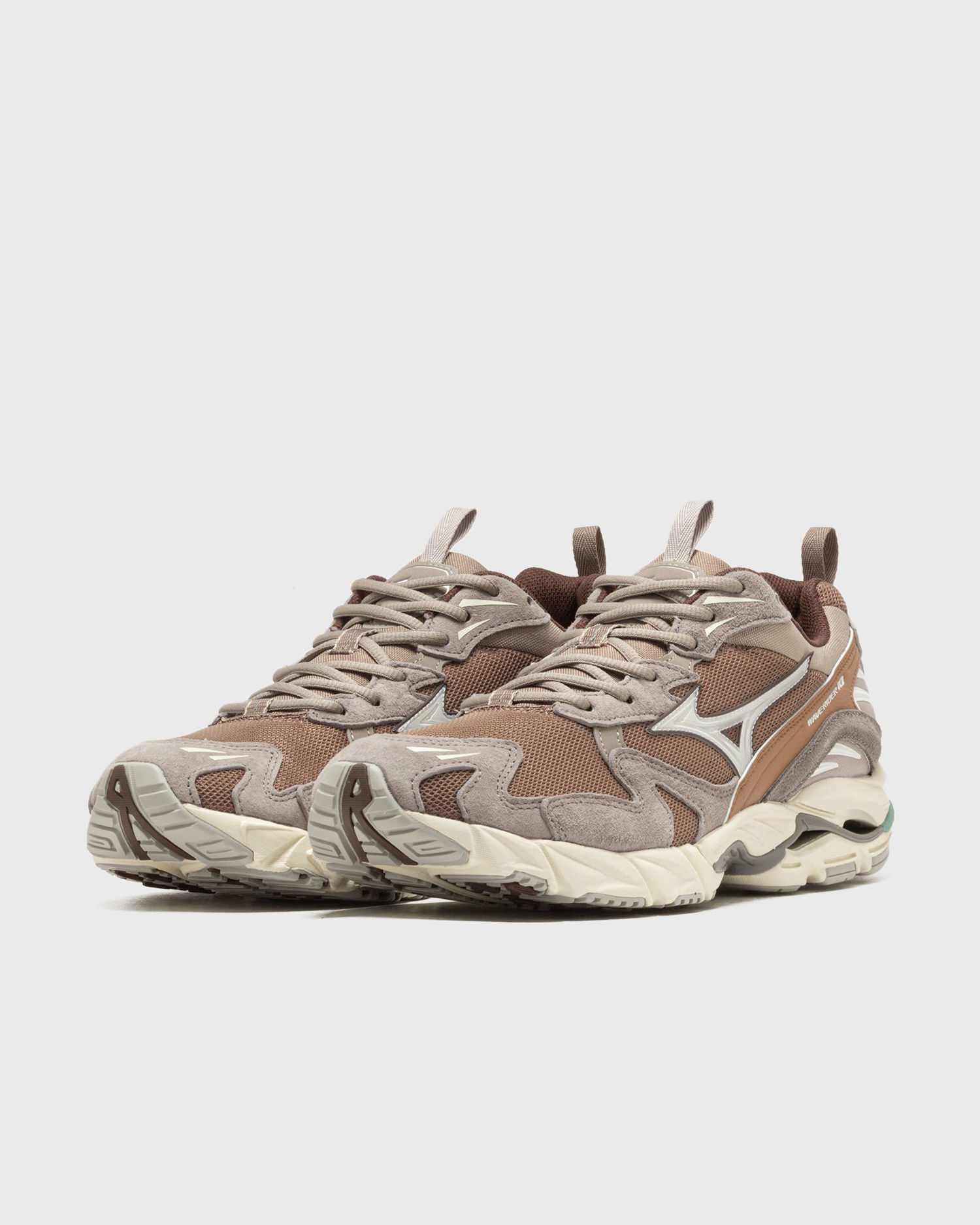 Tenisky a topánky Mizuno Wave Rider 10 Fossil/ White/ Thrush Hnedá | D1GA247108, 1