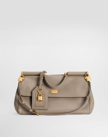 Kabelka Dolce & Gabbana Dolce & Gabbana My Sicily Plongé Calfskin Handbag Béžová | BB7782B73218I399, 0