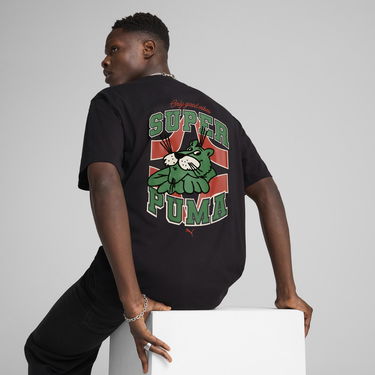 Tričko Puma Super PUMA Graphics Relaxed Fit T-Shirt Čierna | 629639_01, 1