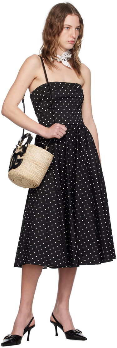 Šál Dolce & Gabbana Dolce&Gabbana Silk Polka-Dot Scarf Biela | FN093RGDCLA, 2