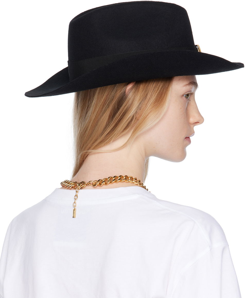 Moschino Jeans Peace Symbol Fedora