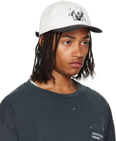 Šiltovka Enfants Riches Déprimés Enfants Riches Déprimés 6-Panel Secretary Cap Biela | 100-416, 1
