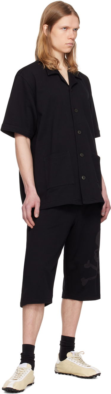 Košeľa Mastermind WORLD Mastermind World Short Sleeve Pajama Shirt and Shorts Set Čierna | MW25C14-PJ001-605, 4