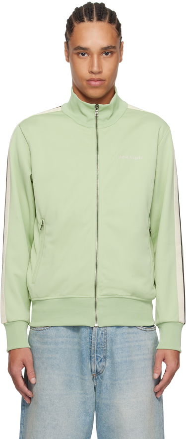 Bomber bunda Palm Angels Palm Angels Embroidered Logo Track Jacket Zelené | PMBD058S25FAB0015303, 0