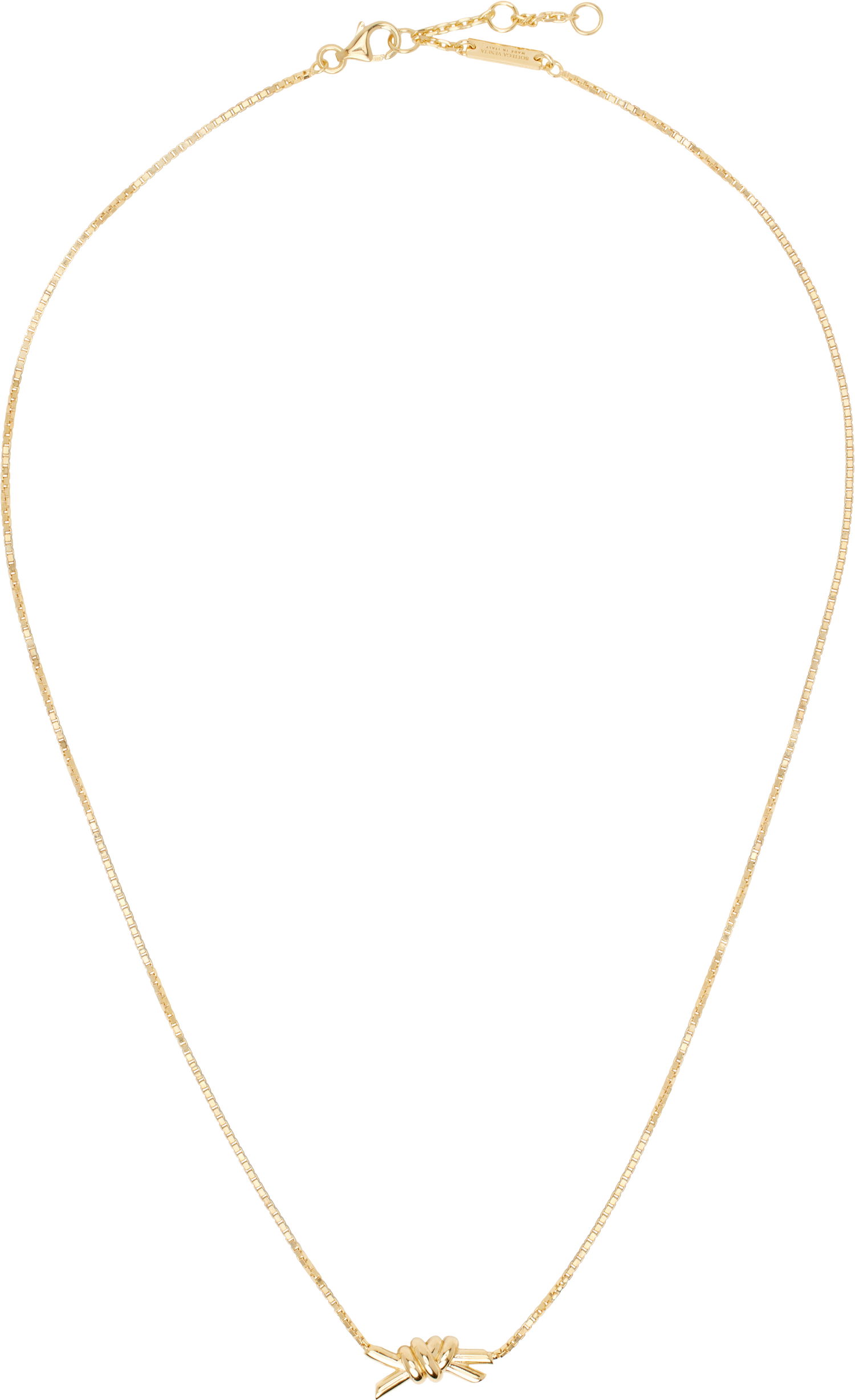 Náhrdelník Bottega Veneta Knot Gold Necklace Metalická | 815932 VAHU0, 0