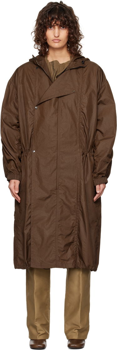 Pláštenka LEMAIRE Nylon Hooded Parka Hnedá | CO1058 LF1301, 0
