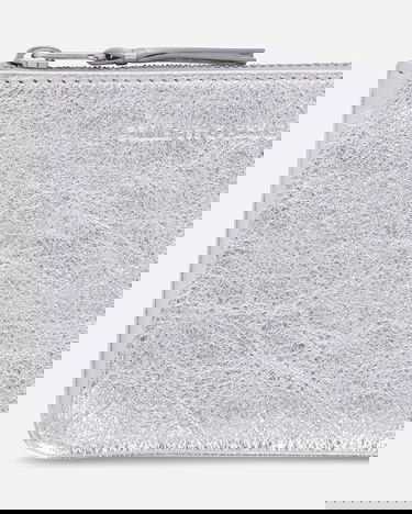 Peňaženka Comme des Garçons Line Zip Pouch Metalická | SA8100G SIL, 4