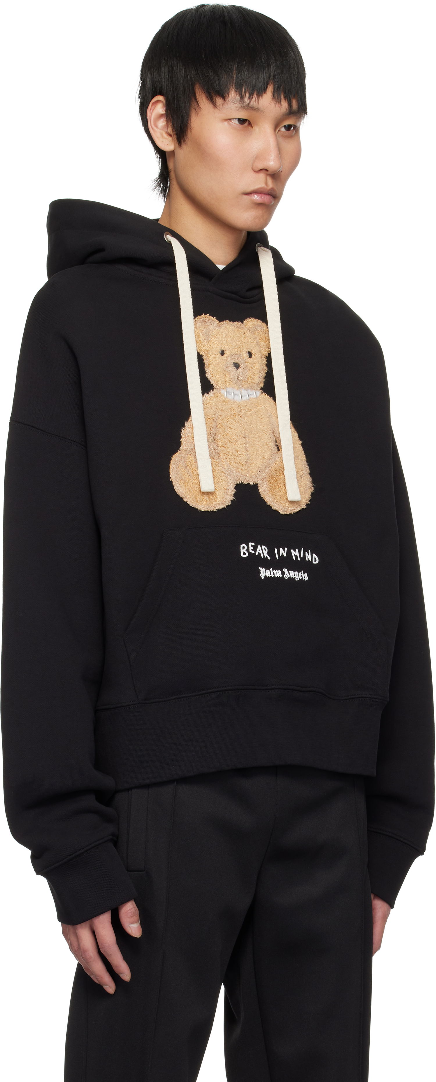 Mikina Palm Angels Palm Angels 'Bear In Mind' Hoodie Čierna | PMBB172S25FLE0011060, 1