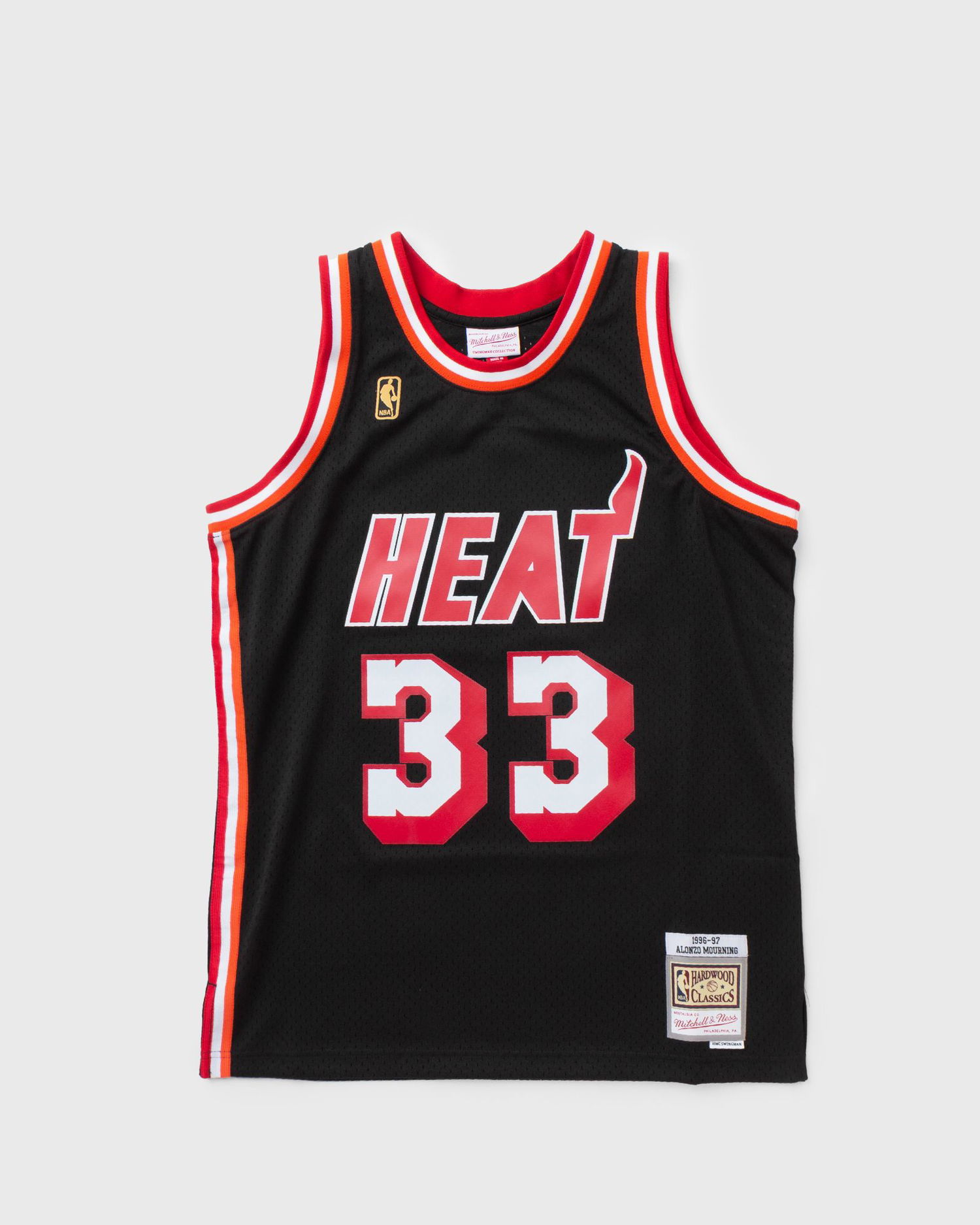 Dres Mitchell & Ness NBA Swingman Jersey Miami Heat 1996-97 Alonzo Mourning Čierna | SMJYAC18093-MHEBLCK96AMO, 0