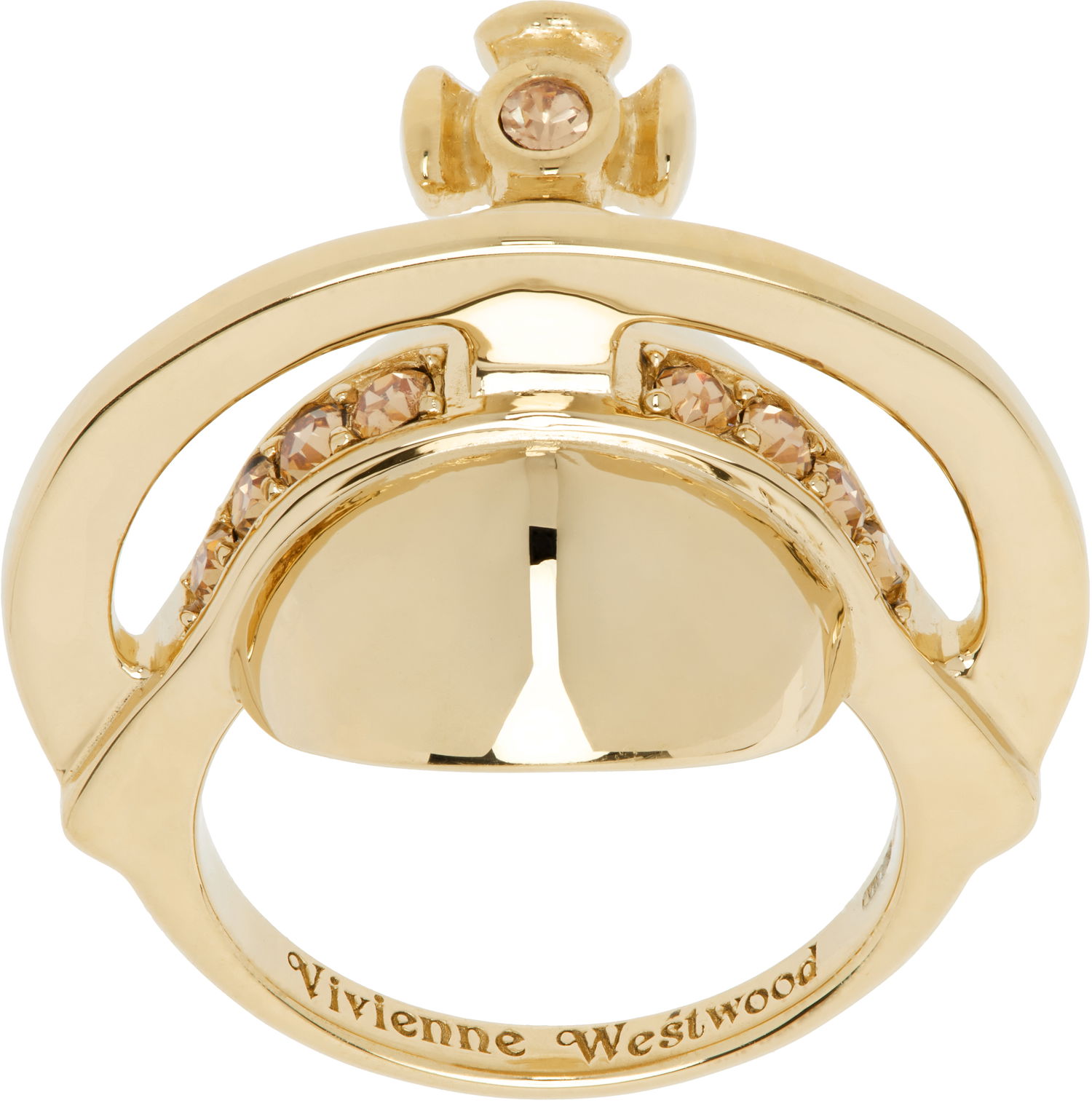 Prsteň Vivienne Westwood Vivienne Westwood Solid Orb Ring Žltá | 6404017P-01R121-, 0