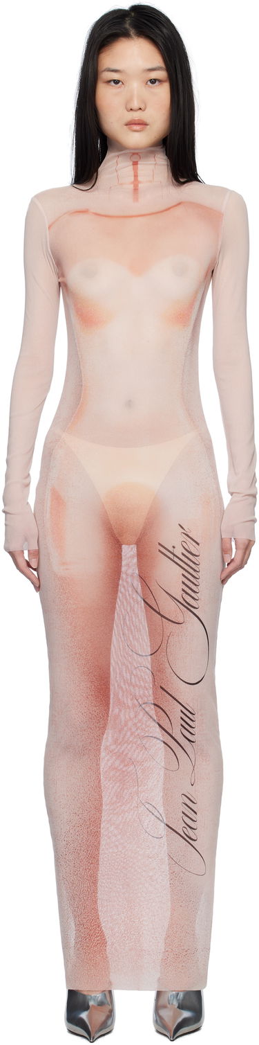 Šaty Jean Paul Gaultier Gaultier 'Le Classique' Long Dress Ružová | 25/33-F-RO368-T577-2026, 0