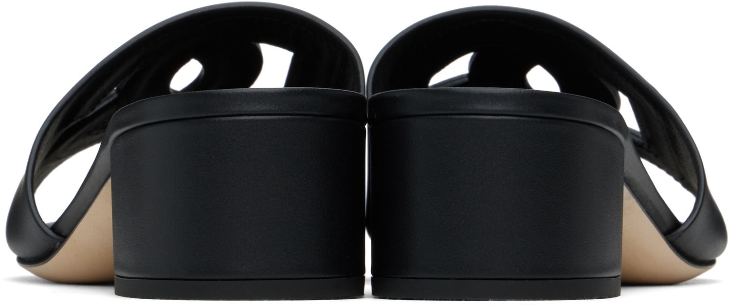 Tenisky a topánky Dolce & Gabbana Heeled Leather Sandals Čierna | CR1139 AY329, 1