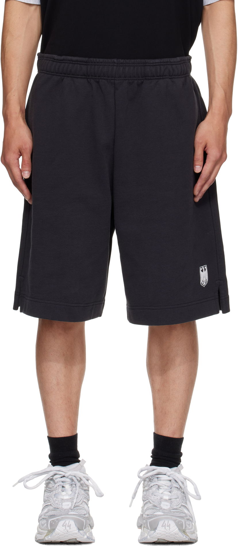 Šortky VETEMENTS Vetements Molton Shorts Čierna | UH76SS300B