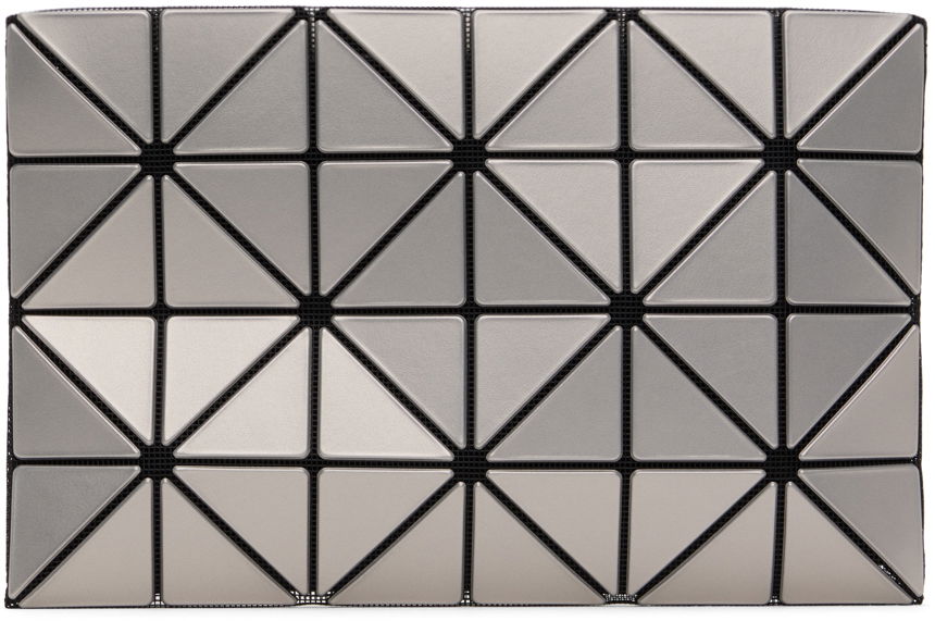 Peňaženka BAO BAO ISSEY MIYAKE Metallic Geometric Patterned Clutch Bag Šedá | BB46AG625, 0