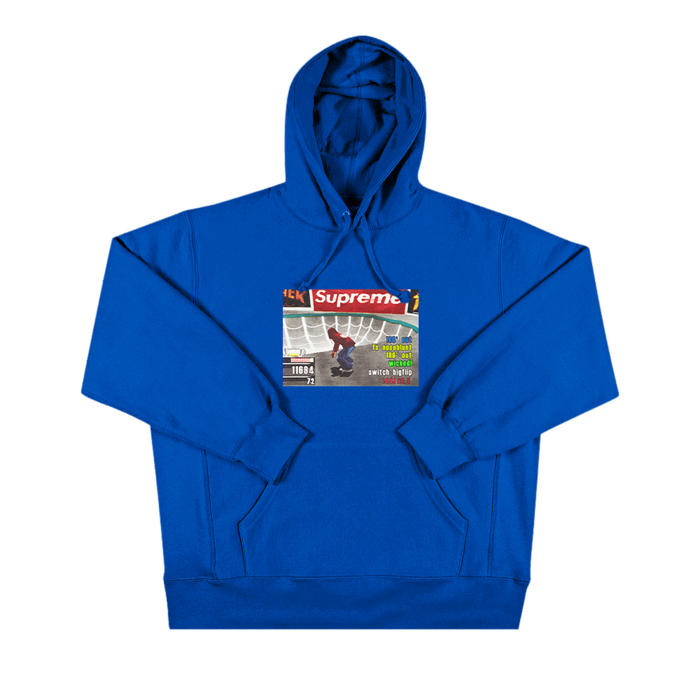 Mikina Supreme Thrasher x Hooded Sweatshirt Modrá | FW21SW98 ROYAL, 0