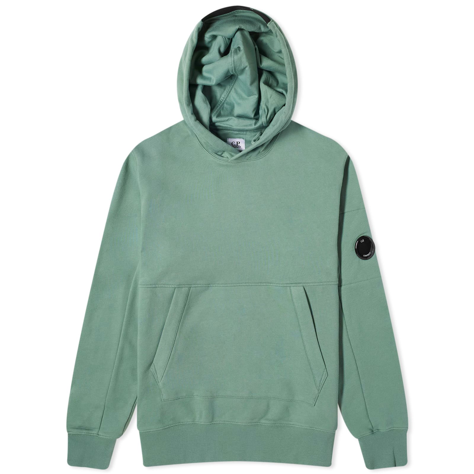 Diagonal Raised Fleece Hoodie