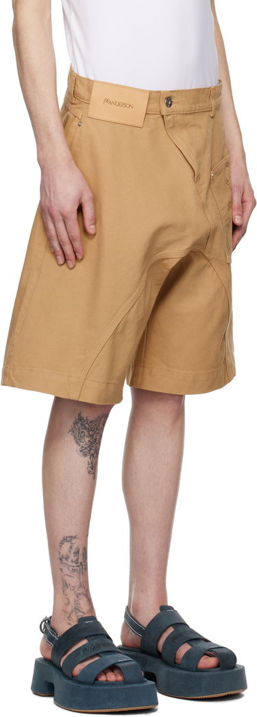 Šortky JW Anderson JW Anderson Twisted Workwear Shorts Béžová | SR0108-PG1744, 1