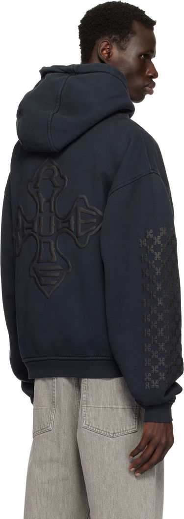 Mikina Rhude Rhude Cross Logo Hoodie Navy | RHPS25HO02012, 2
