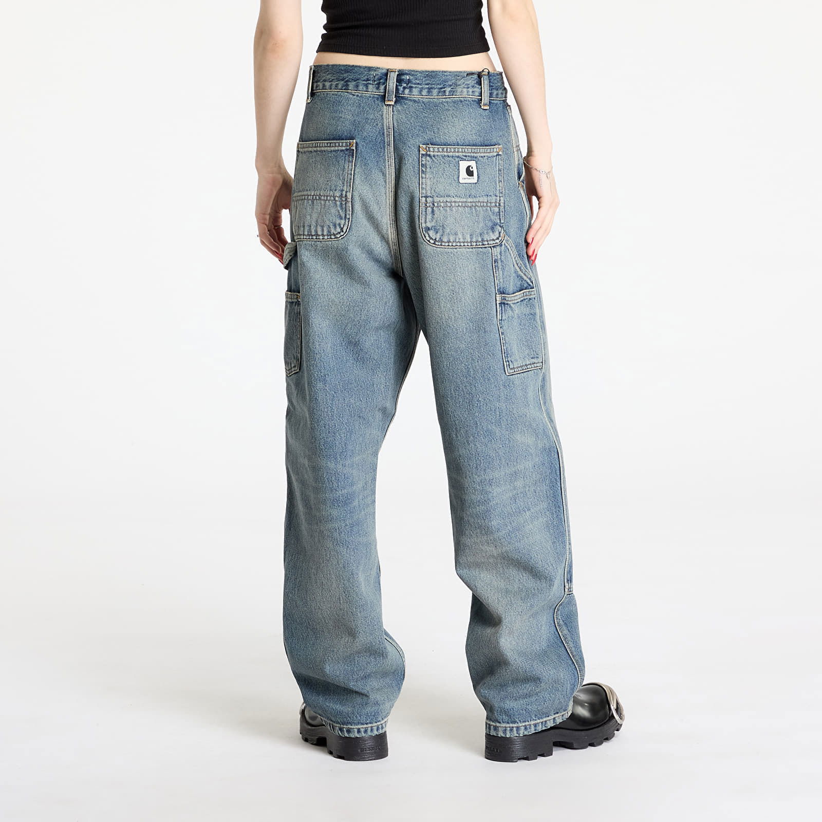 Double Knee Denim Pants