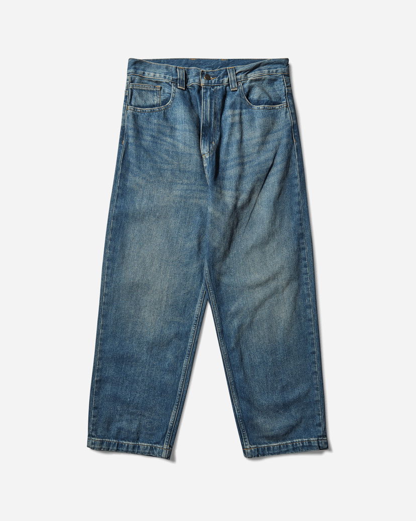 Džínsy Carhartt WIP Brandon Worn Washed Jeans Modrá | I035893 014Q