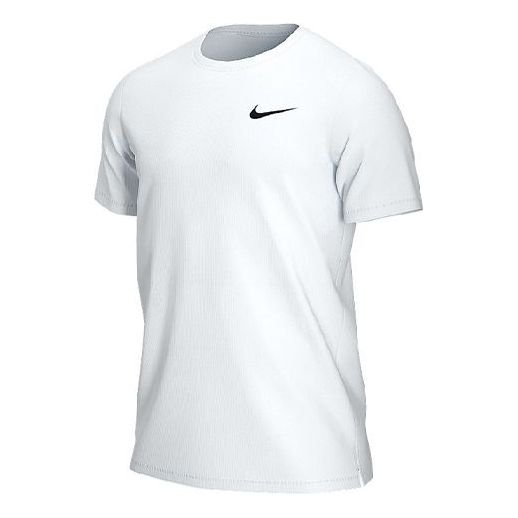 Tričko Nike Training Quick Dry Round Neck Short Sleeve T-Shirt Biela | DB4230-100, 0