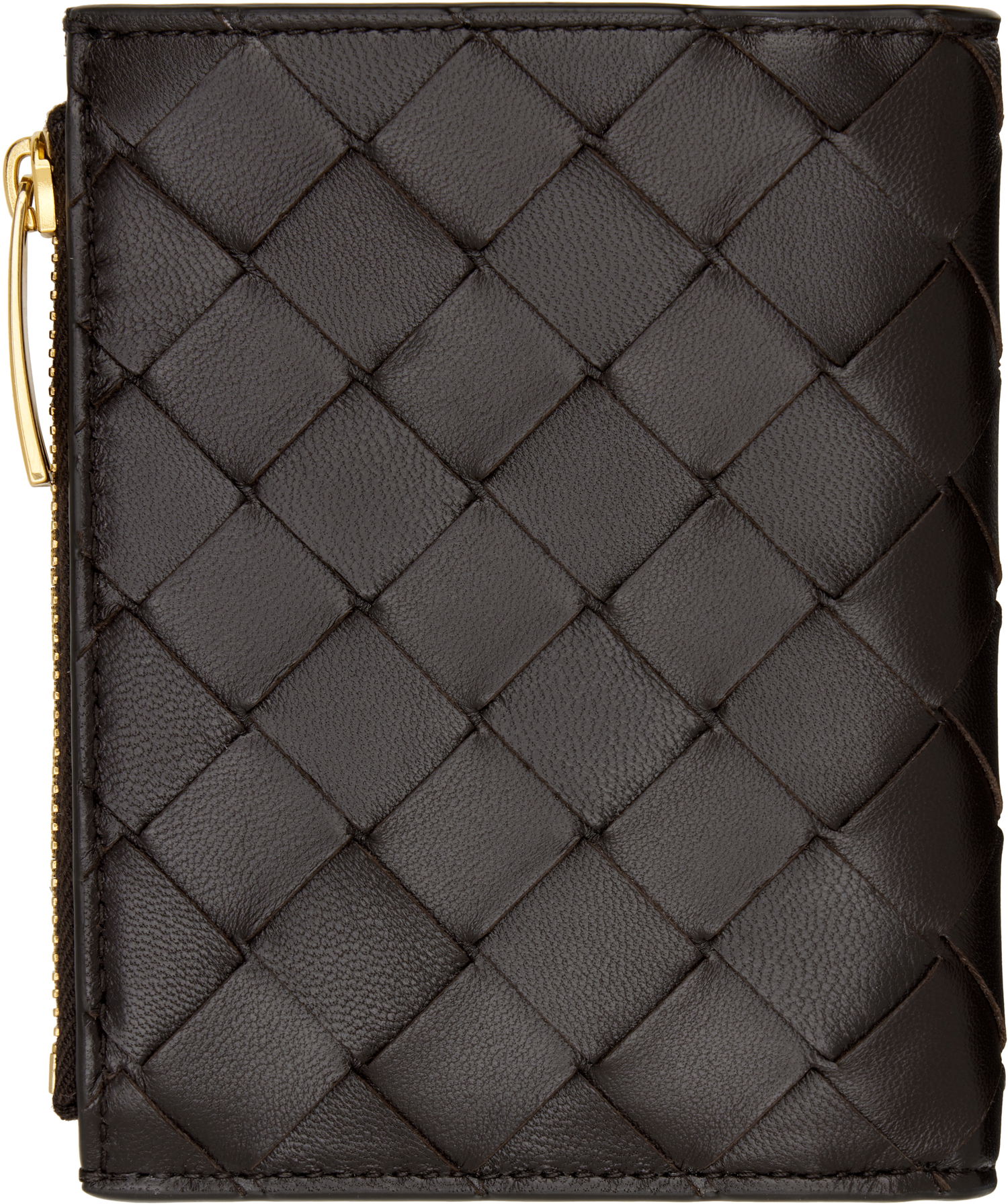 Peňaženka Bottega Veneta Small Intrecciato Bi-Fold Wallet Šedá | 742330 VCPP3, 1
