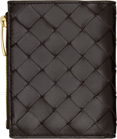 Peňaženka Bottega Veneta Small Intrecciato Bi-Fold Wallet Šedá | 742330 VCPP3, 1