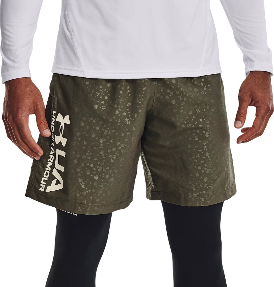 Šortky Under Armour UA Woven Emboss Shorts Zelené | 1361432-361, 0
