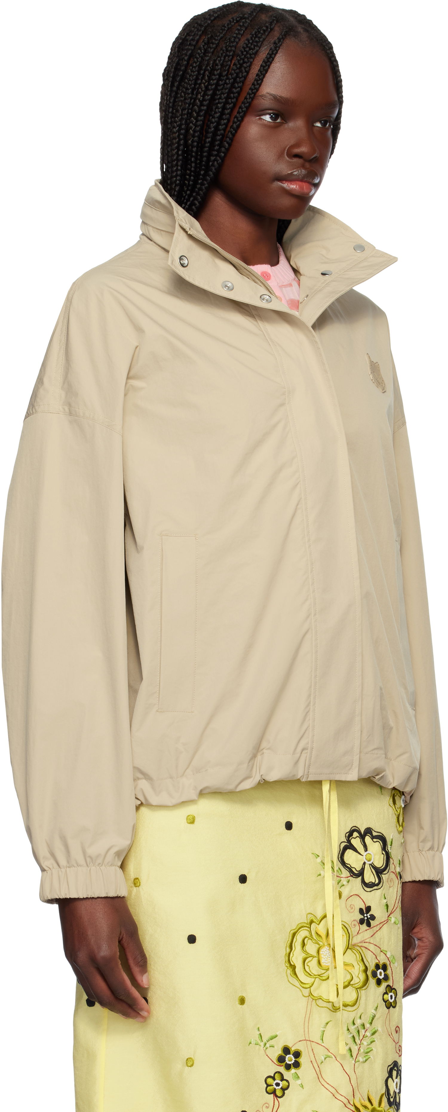 Vetrovka MAISON KITSUNÉ Maison Kitsuné Windbreaker Jacket Béžová | OW02201WQ4045, 1