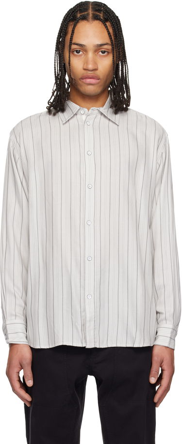 Košeľa rag & bone rag & bone Matthew Striped Shirt Biela | MBW24HA006PKML, 0