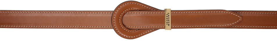 Opasok ISABEL MARANT Isabel Marant Brindi Leather Belt Hnedá | 23ACE052CFA-A3B19A, 0