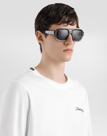 Tričko Dolce & Gabbana Dolce & Gabbana Embroidered Cotton T-Shirt Biela | G8SD2ZG7PEAW0800, 3