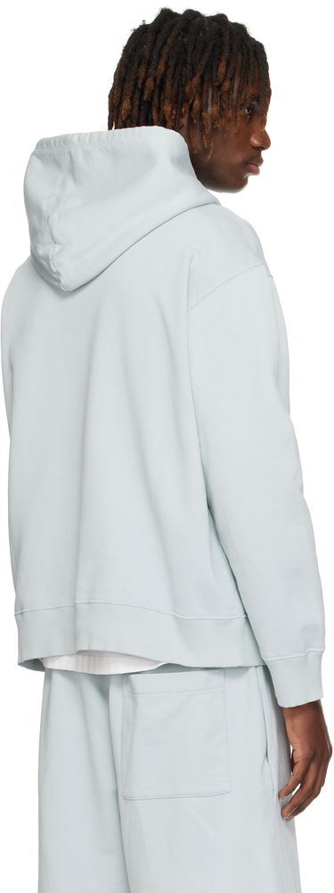 Mikina Maison Margiela MM6 Maison Margiela Unbrushed Cotton Hoodie Modrá | SH0GU0018 M25012, 2