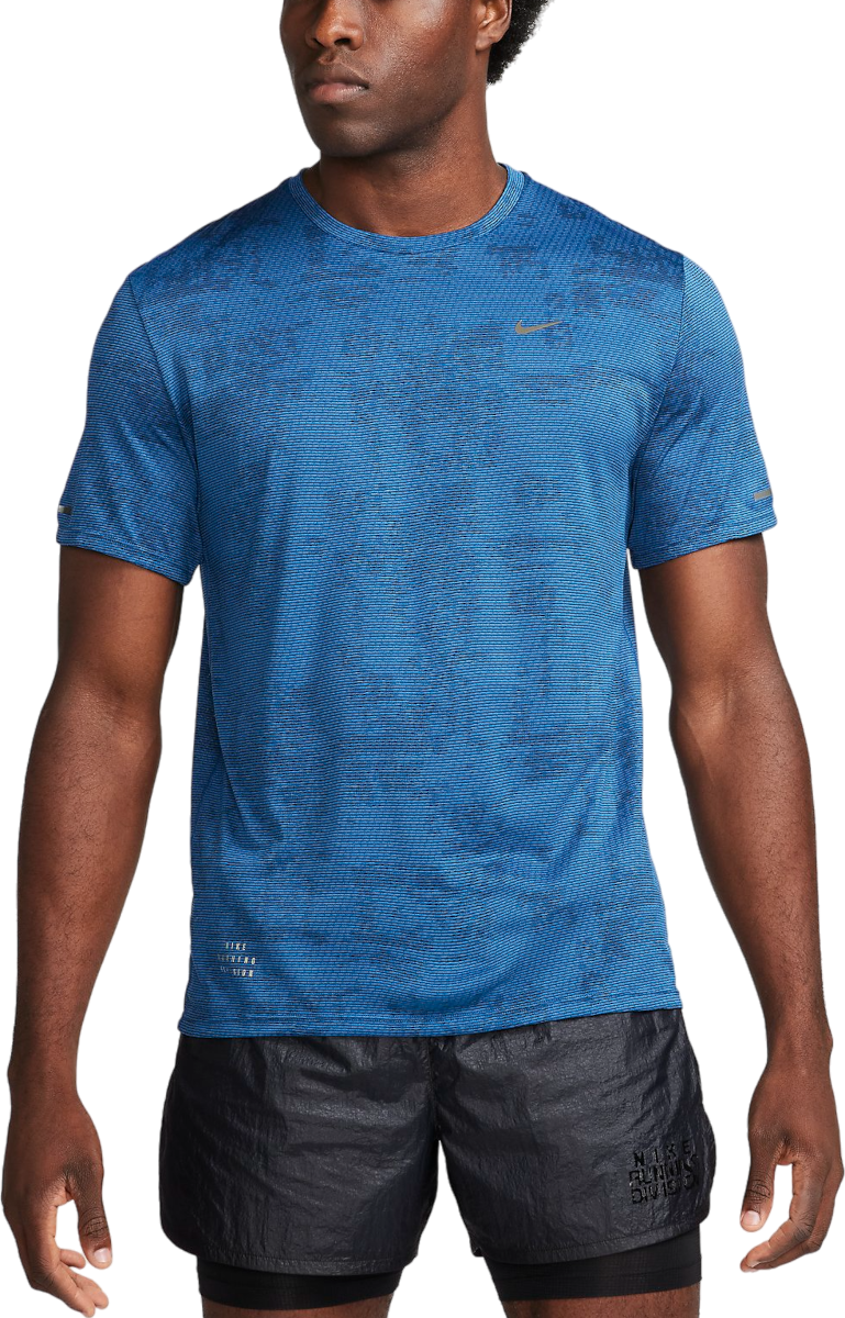Tričko Nike M NK DFADV RUN DIV SS TOP Modrá | fn3383-476, 0