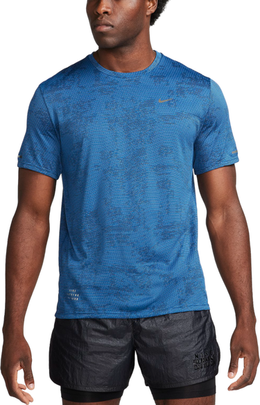Tričko Nike M NK DFADV RUN DIV SS TOP Modrá | fn3383-476, 0