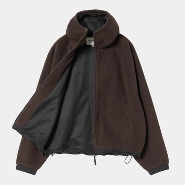 Bunda Carhartt WIP Hooded Fleece Jacket Hnedá | I035461_8, 1