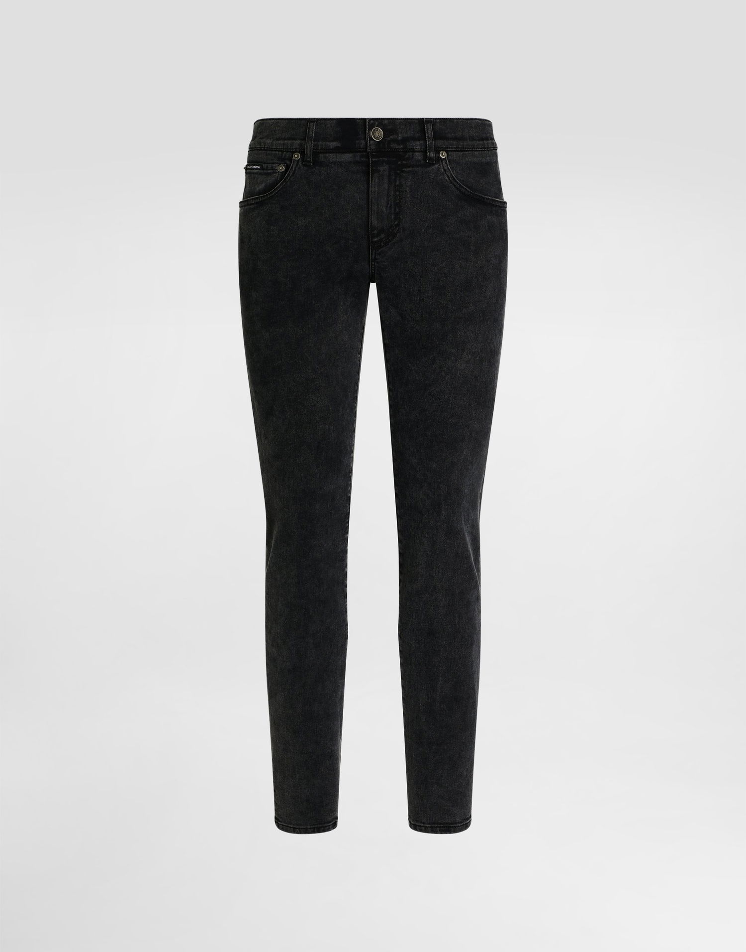 Džínsy Dolce & Gabbana Skinny Stretch Cotton Jeans Čierna | GY07LDG8MI6S9001, 0